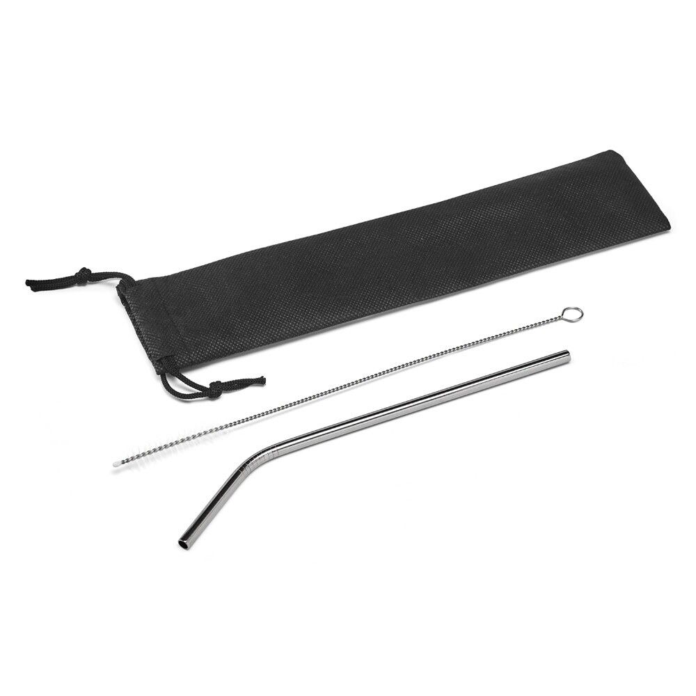 COCKTAIL Wiederverwendbarer Strohhalm aus Edelstahl - silber-706