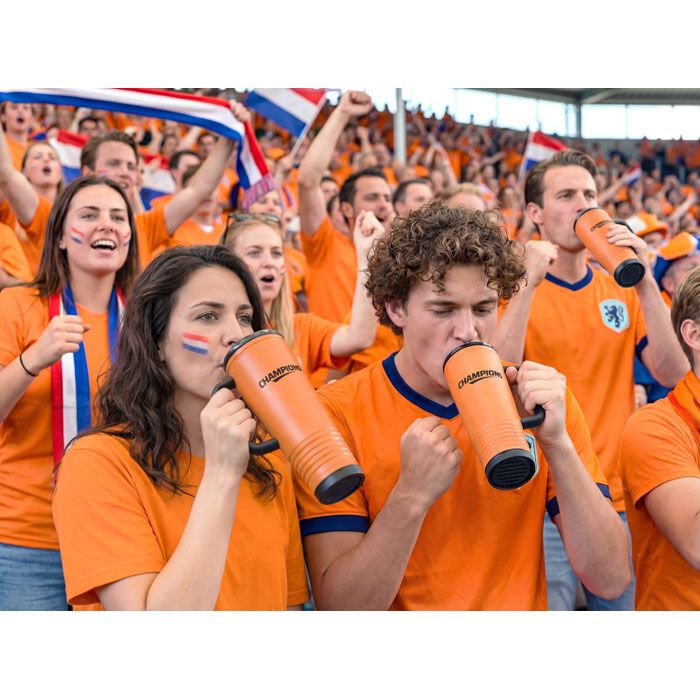 Doppelwandiger Becher 700ml HOWLER CUP - orange-976