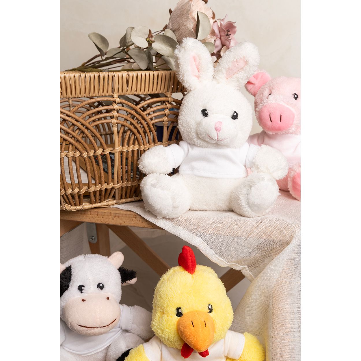 Rebunny RPET Plüschhase - weiß-42