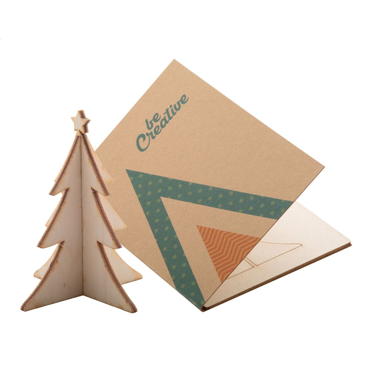 Creax Eco Weihnachtskarte, Tannenbaum - natur-511