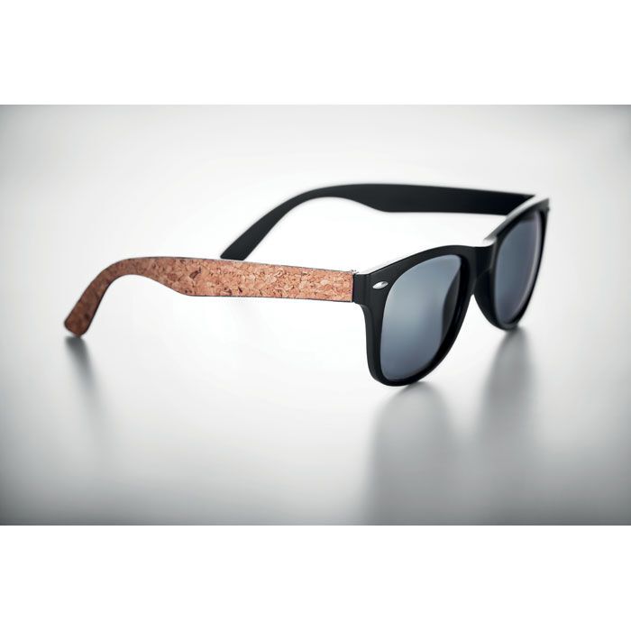 Sonnenbrille mit Kork PALOMA - schwarz-905