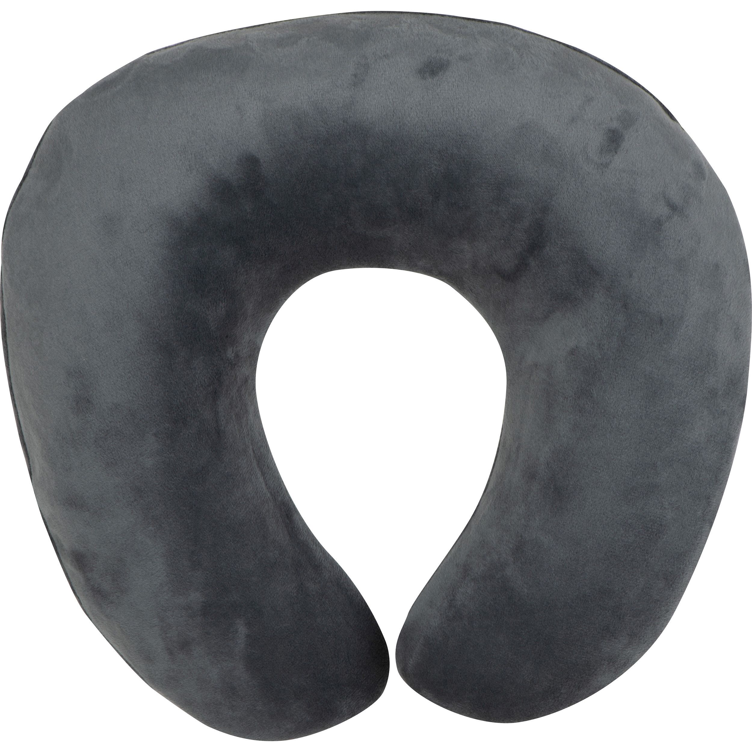 Reiseset Nackenkissen, Schlafbrille, Wäschebeutel - silbergrau-587