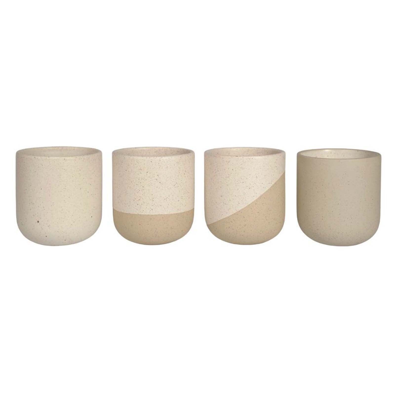 Originalhome Reclay 350 ml Tee- und Matcha-Becher Set  - weiss-615