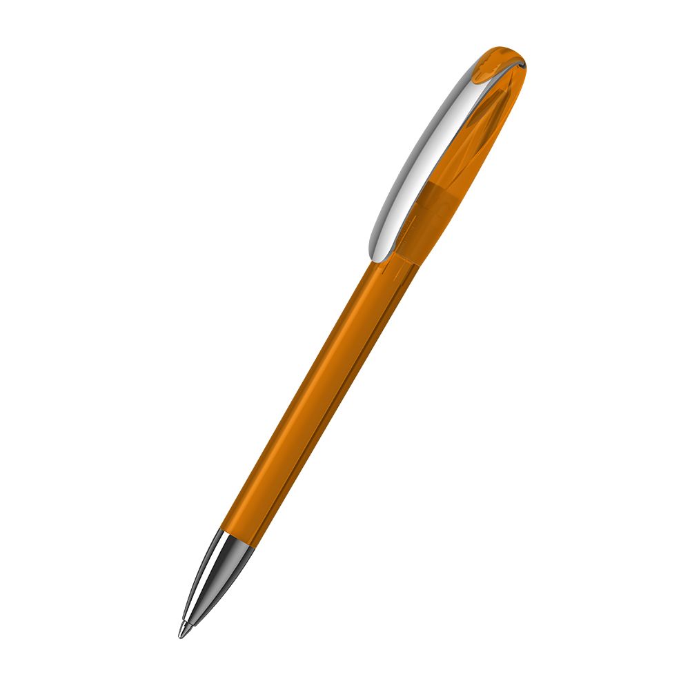Drehkugelschreiber Boa transparent MMn - orange transparent-853