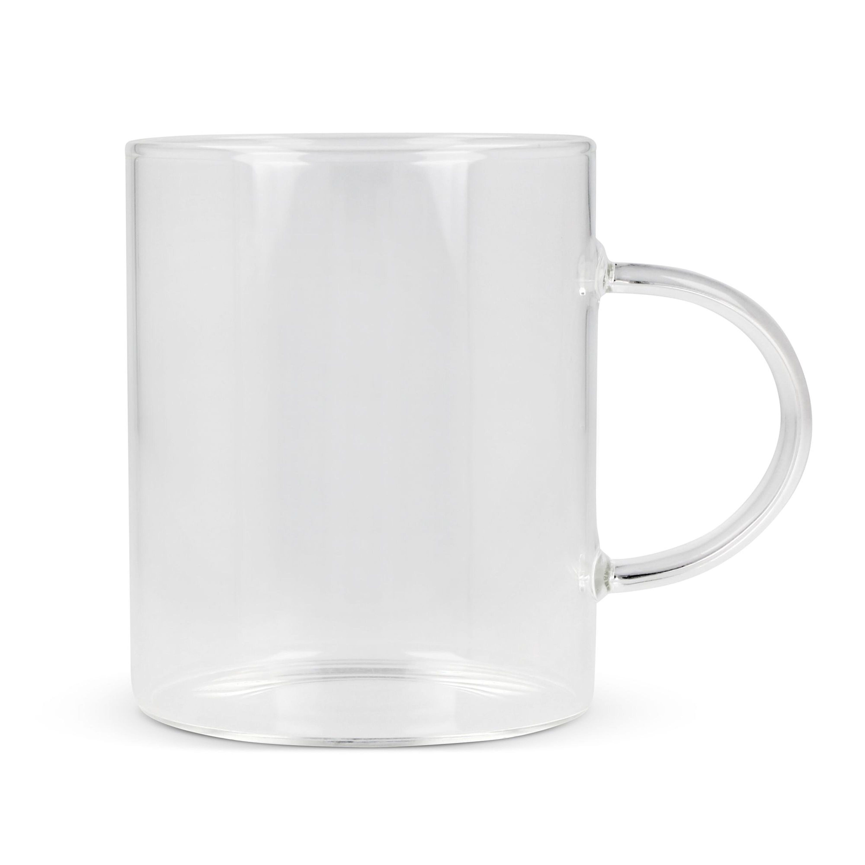 Kaffeeglas mit Henkel Vardez 180 ml - transparent-479