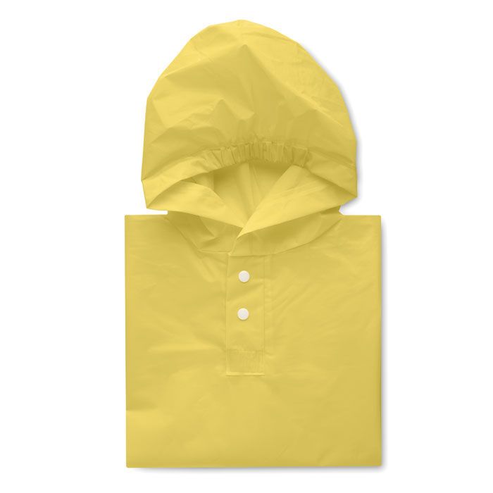 Kinder-Regenmantel PEVA PONCHIE - gelb-73