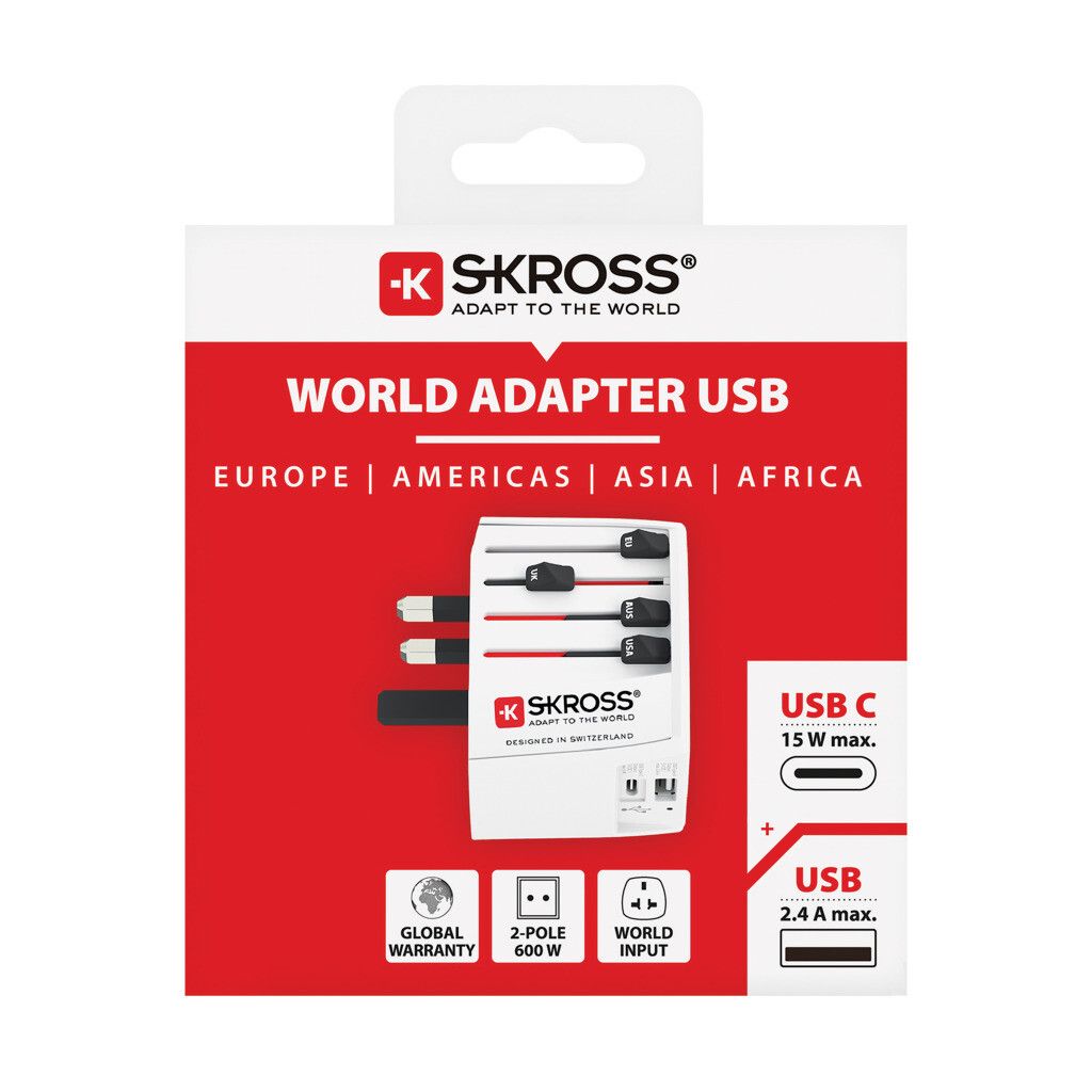 SKROSS MUV USB ( 1 USB-C 1 USB-A) - weiß-335