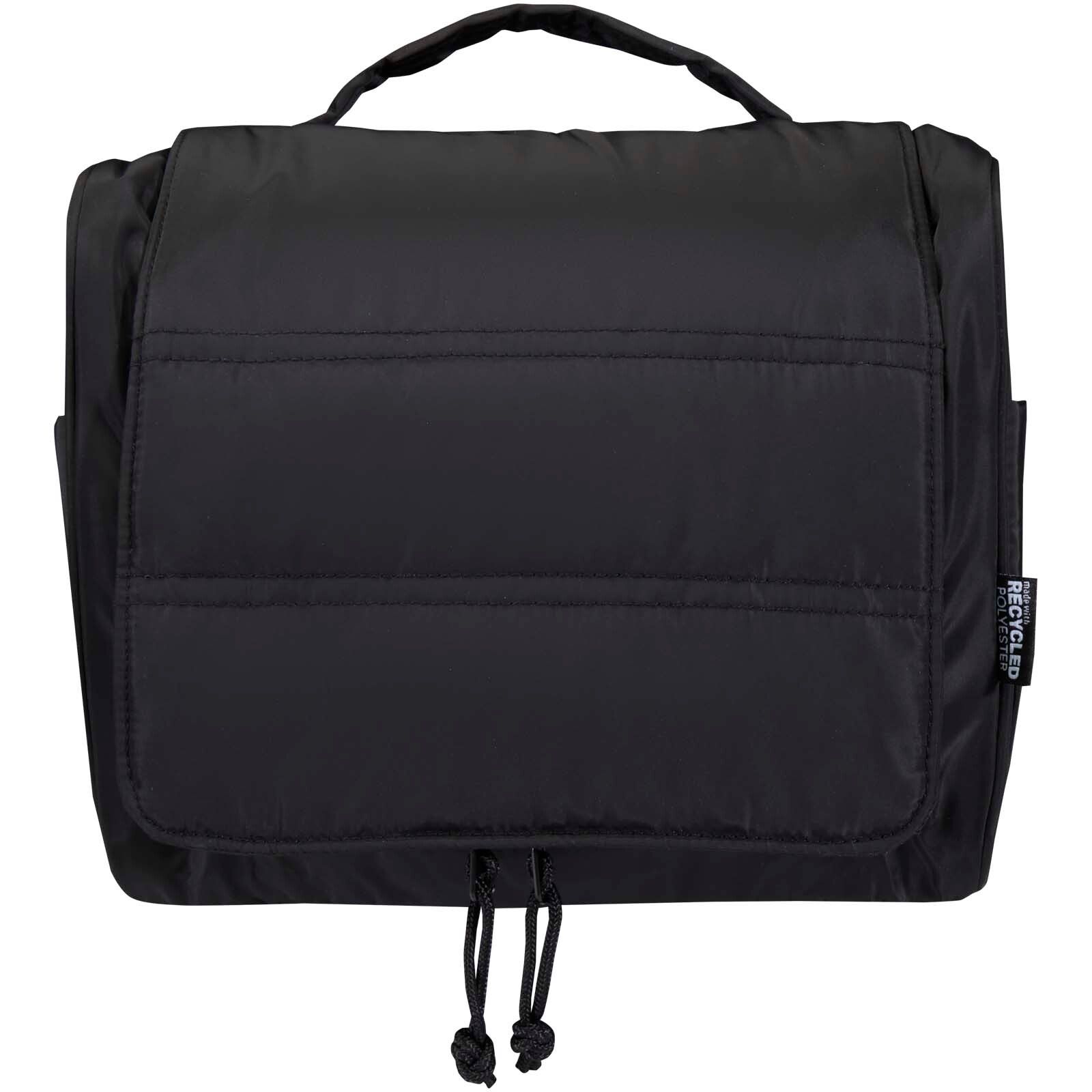 Puffer GRS recycelte aufhängbare Kulturtasche 8L - schwarz-948