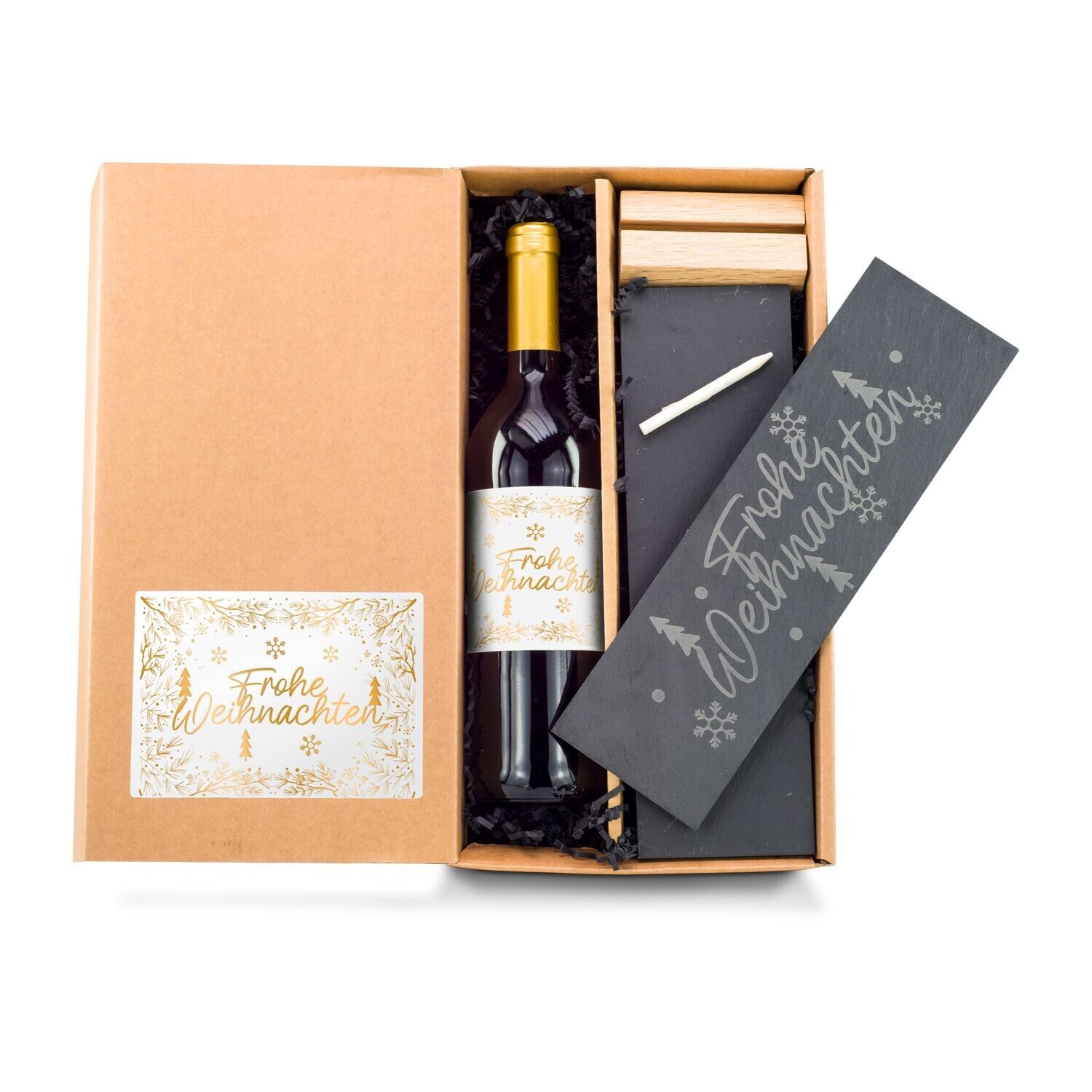 Geschenkset Schiefer & Wein-557