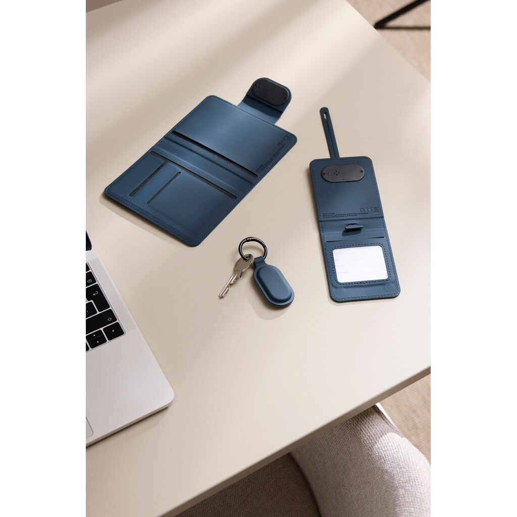 VINGA Baltimore RCS Passport Cover mit Dual-Finder - navy blau-642