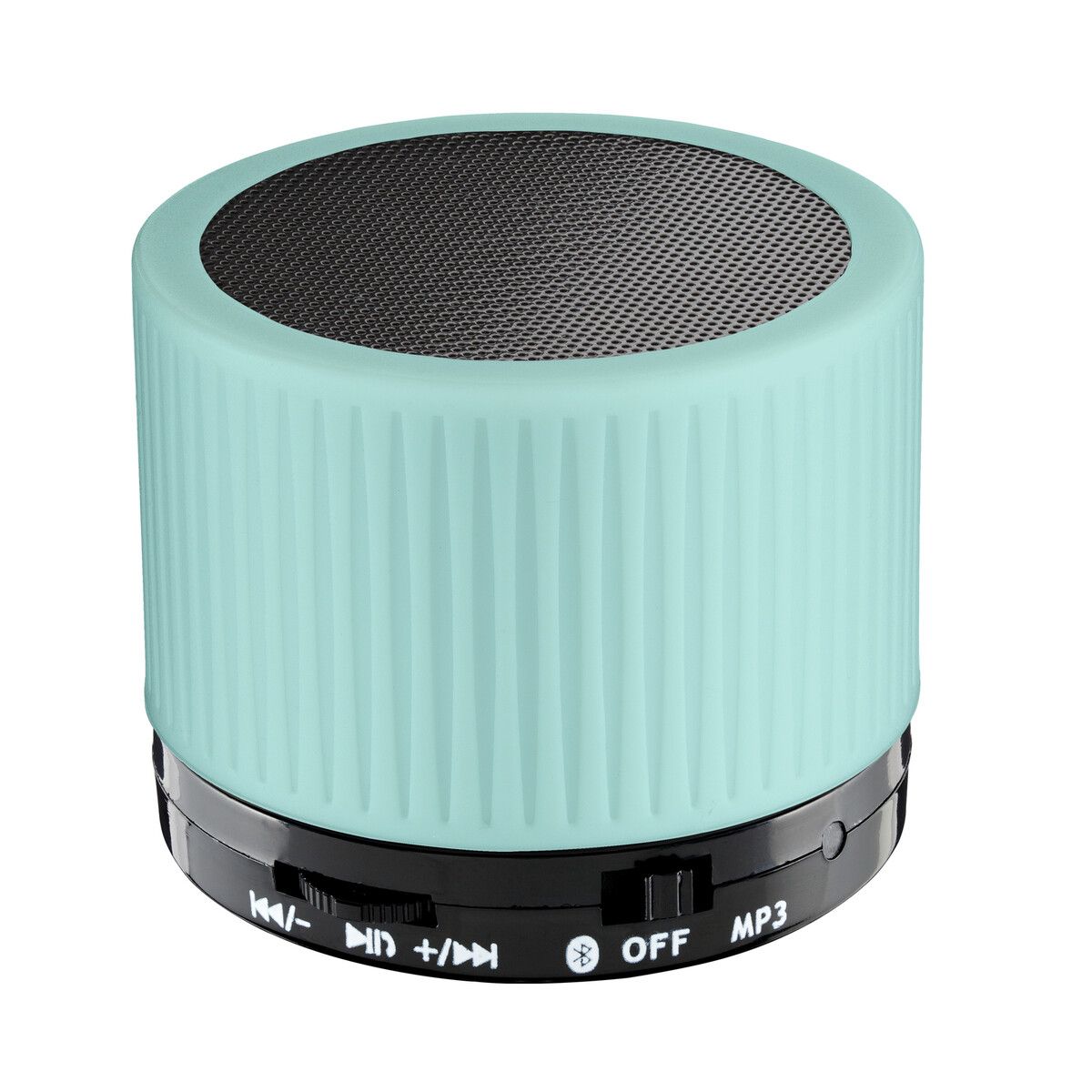 Bluetooth®-Lautsprecher myFERNLEY mit Gitter und Hülle - schwarz - schwarz - mint-165