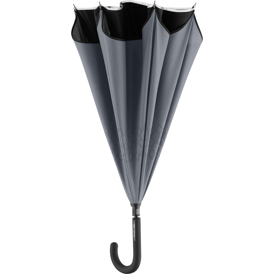 Stockschirm FARE® Contrary Ø109 cm - schwarz - grau-944
