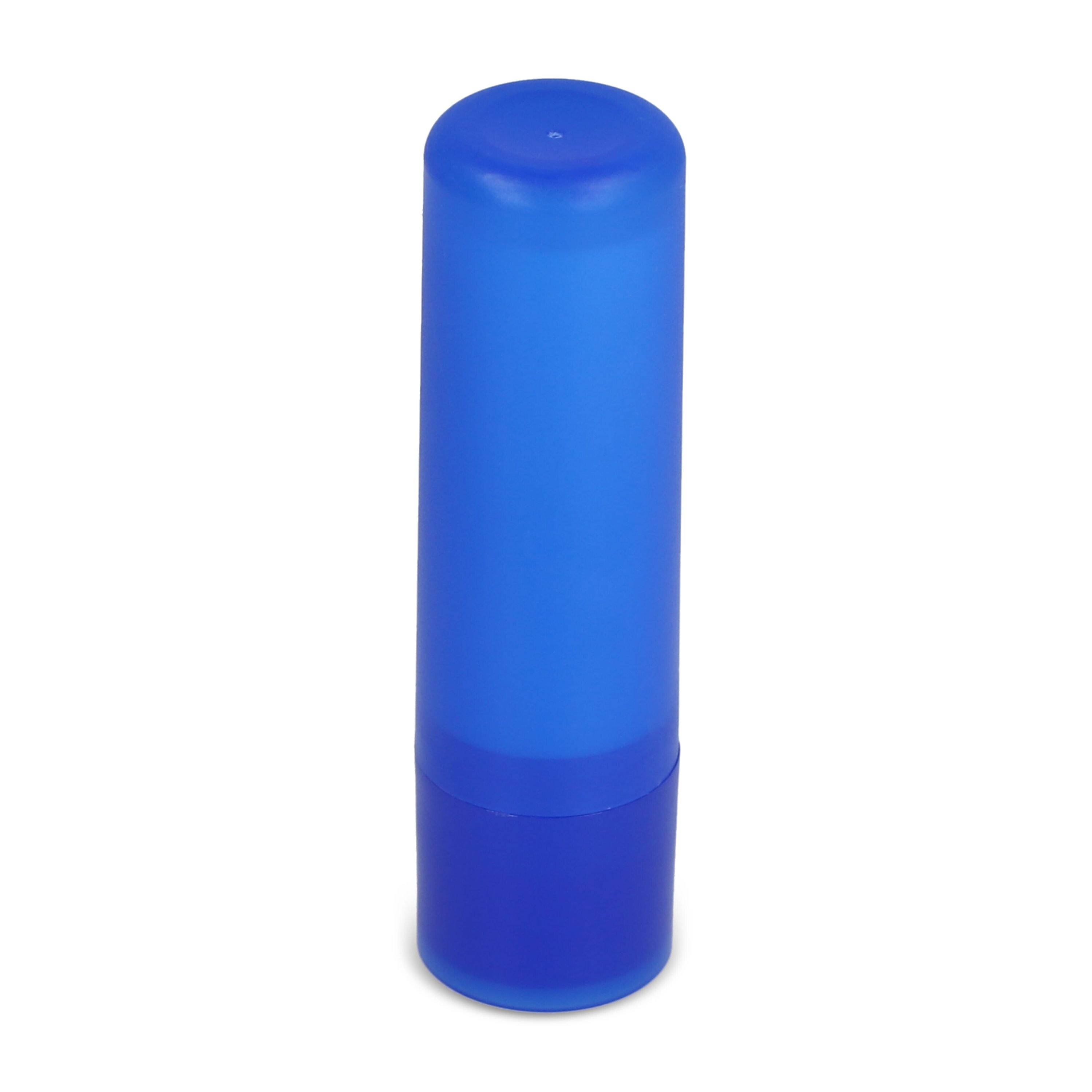 Klassischer Lippenpflegestift aus recycelten Materialien - natur  -  blau-142