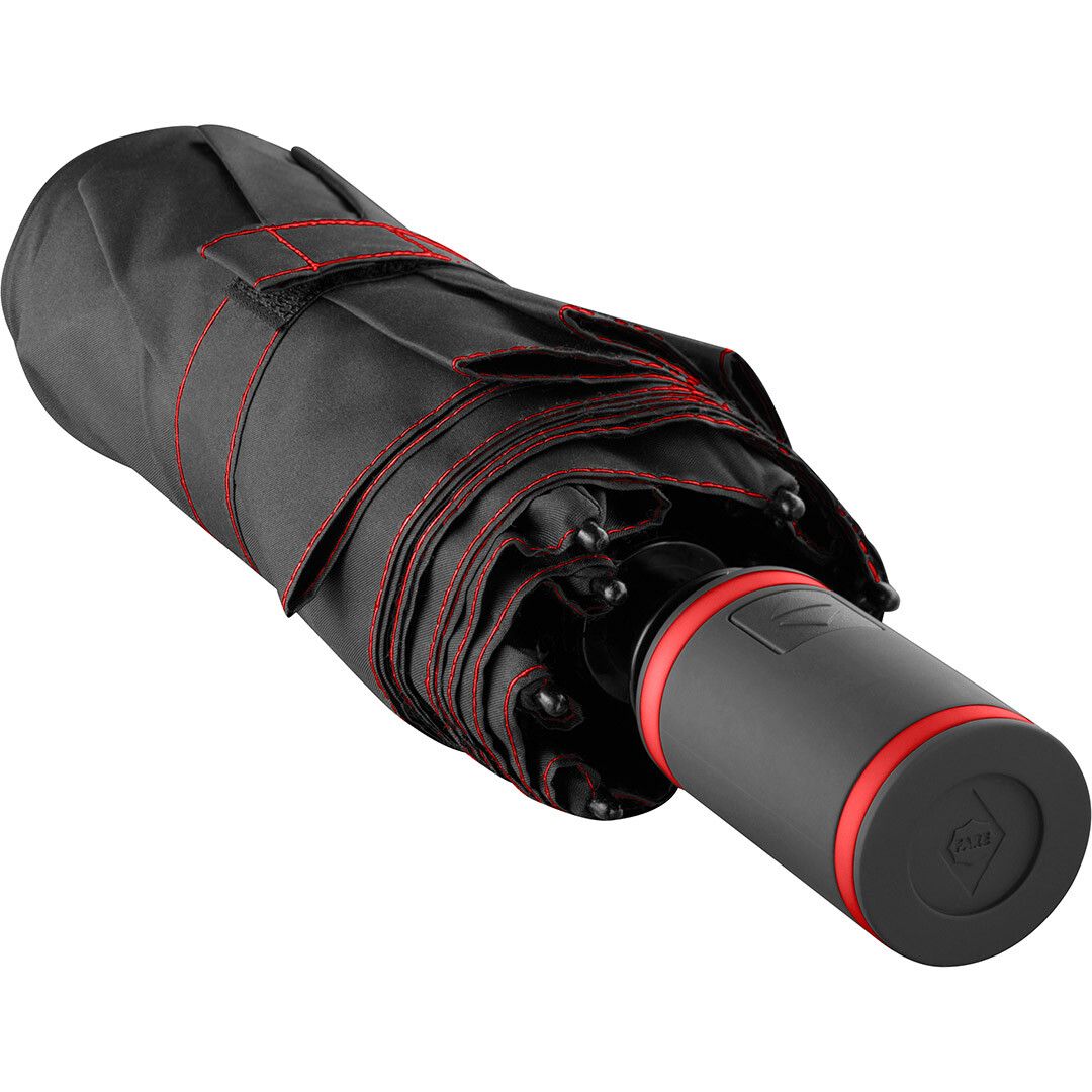 Taschenschirm FARE® AOC Mini Style Ø97 cm - schwarz - rot-319