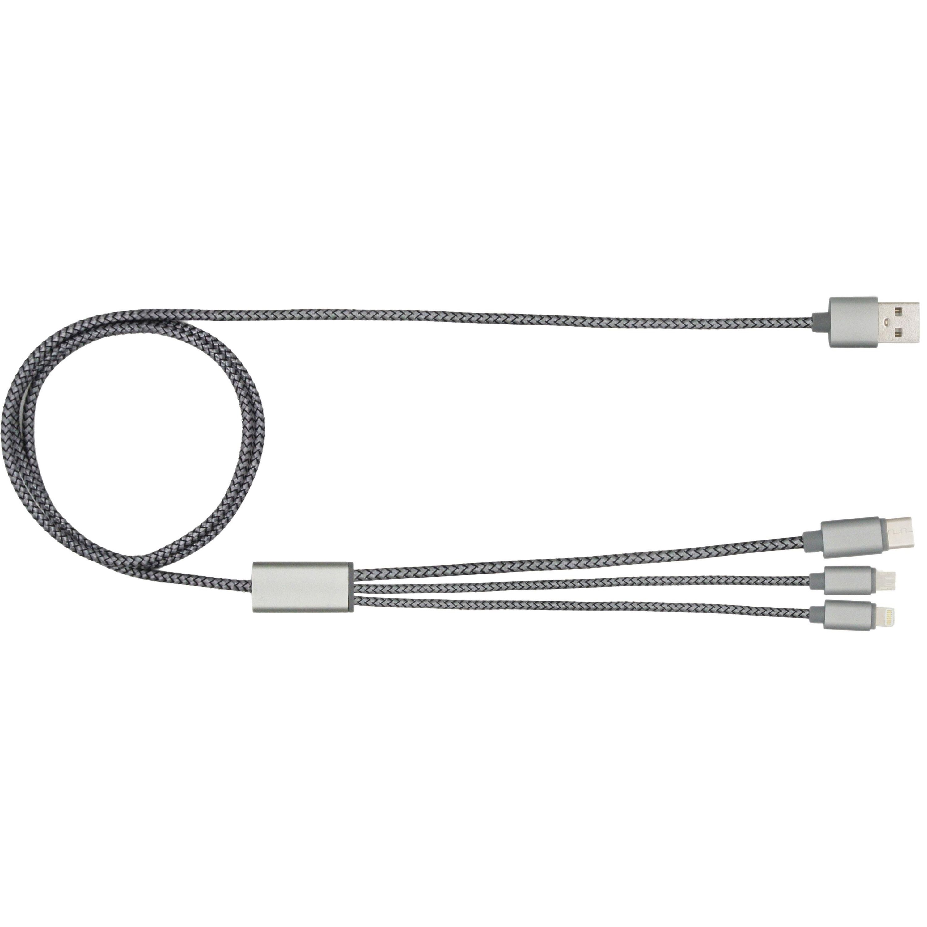 Brandcharger Trident 2+ Ladekabel - stahlgrau-316
