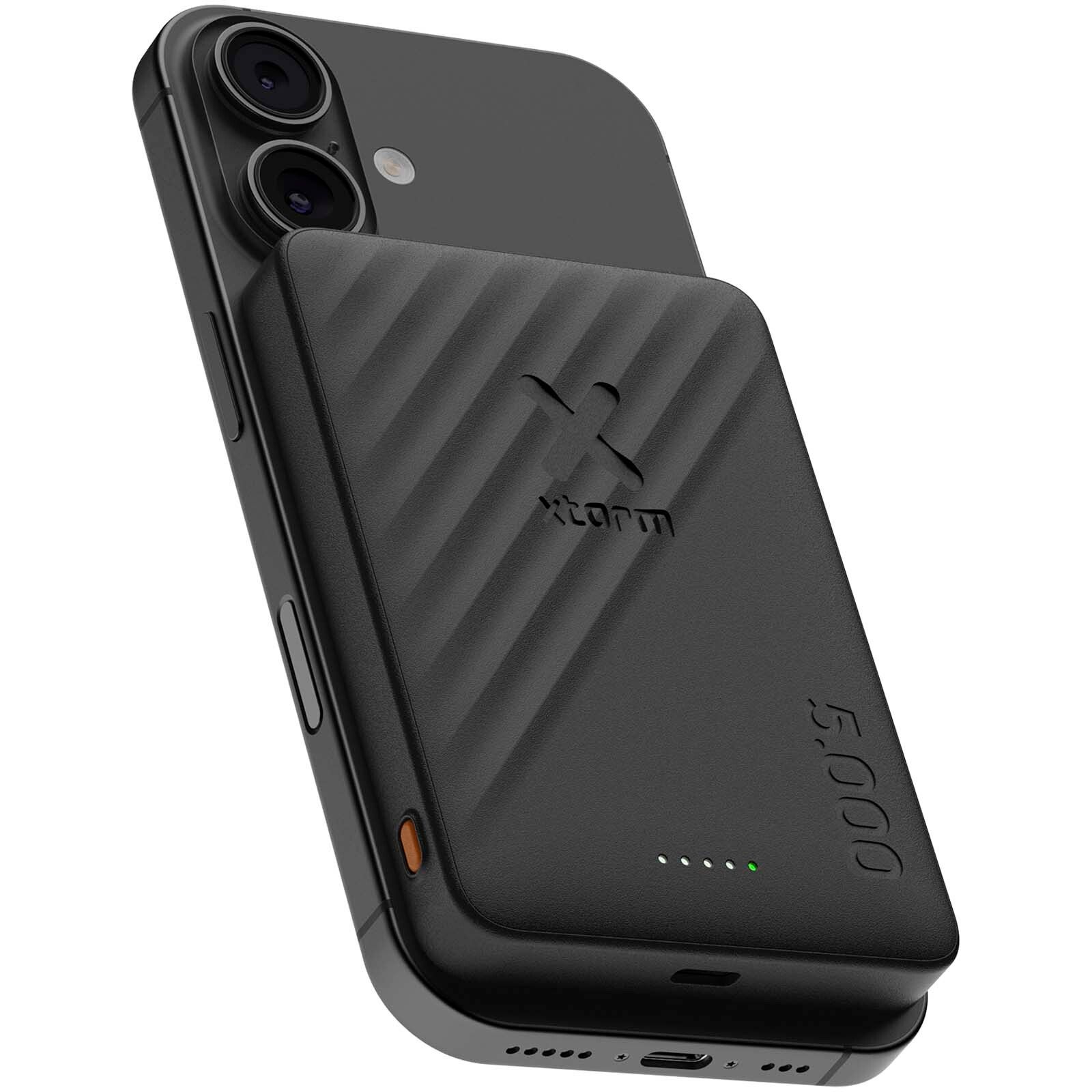 Xtorm Go2 15 W, 5000 mAh kabellose Powerbank - schwarz-139