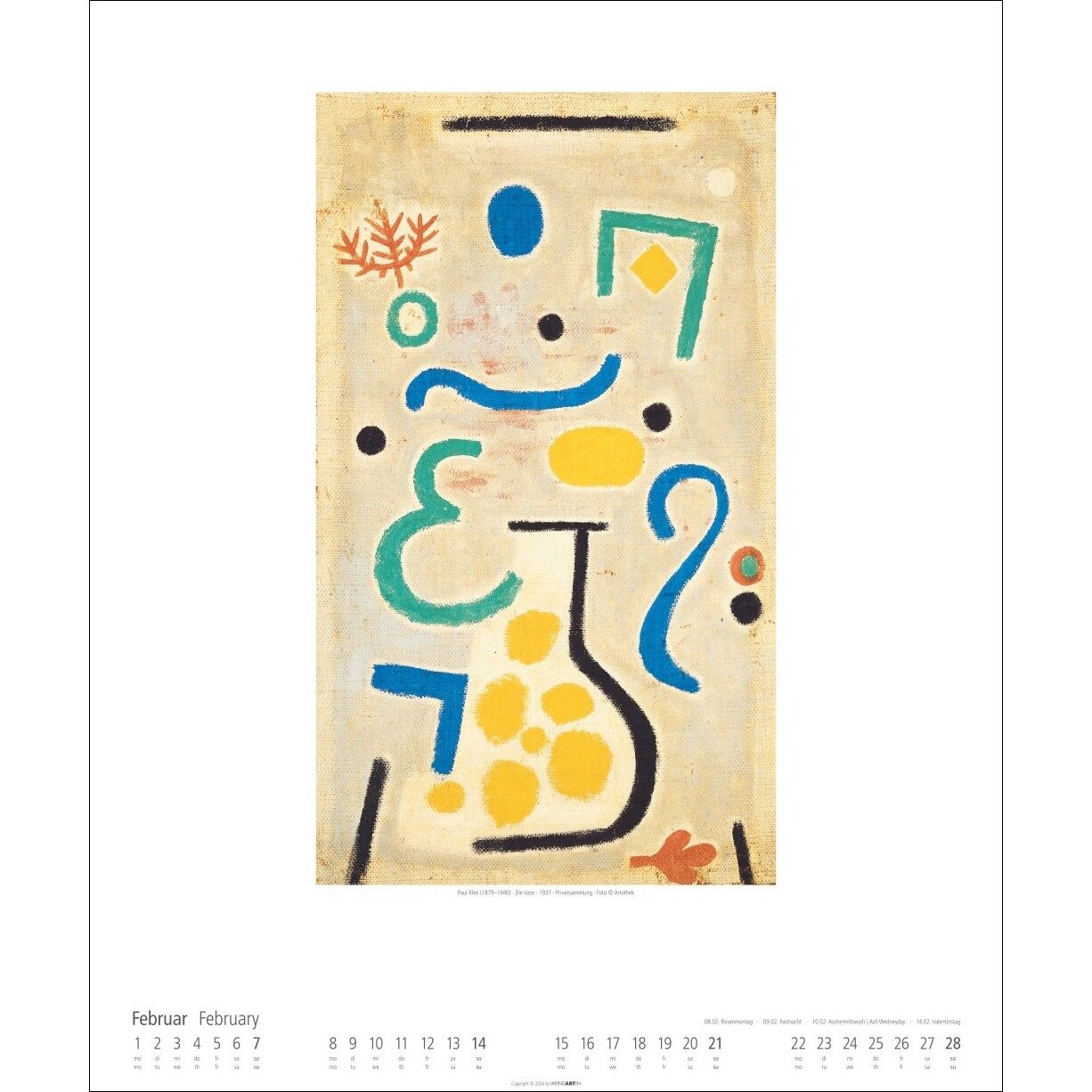 Paul Klee - Kunst & Kultur Kalender-621