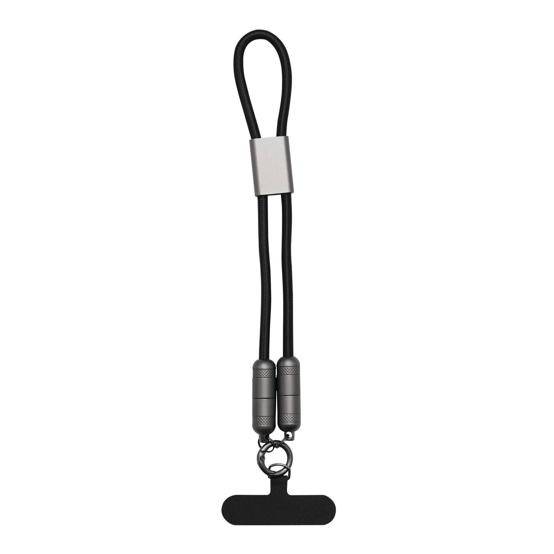 Lade- und Datenkabel SHORTCARRY - grau - schwarz-342