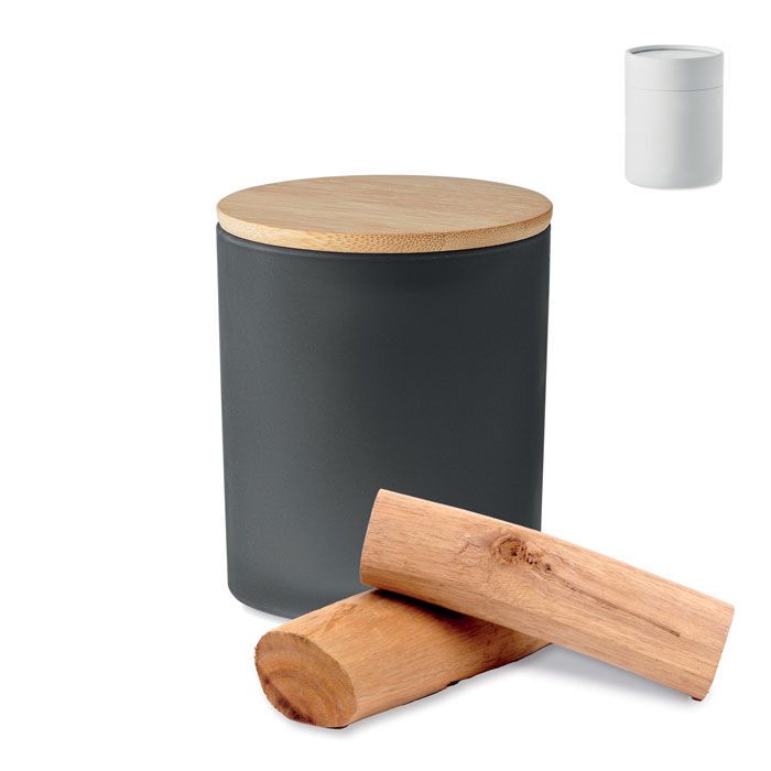 Kerze im Glas 120 g KEOPS SMALL - schwarz-130