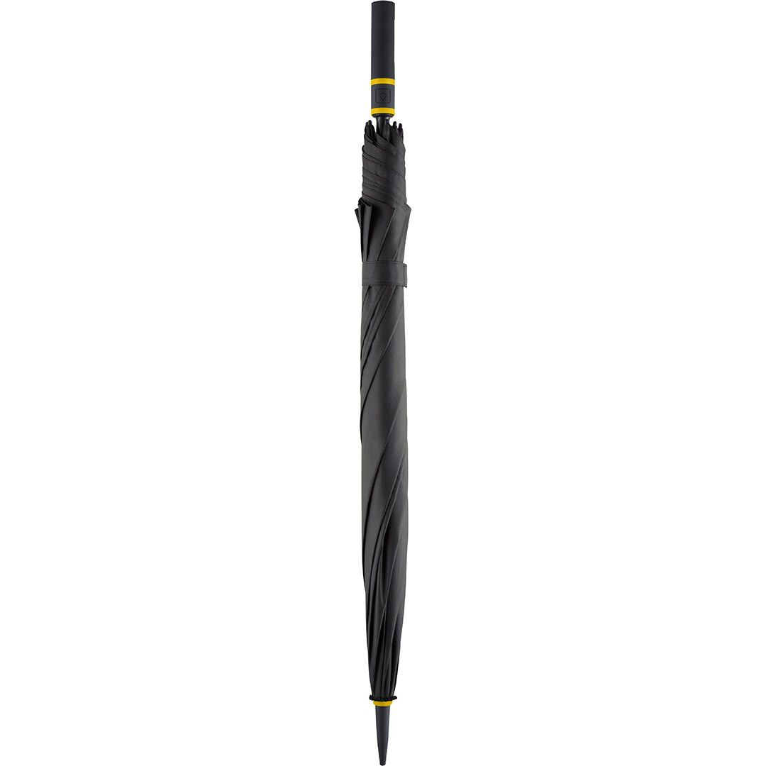 AC-Gästeschirm FARE® Style Ø130 cm - schwarz - gelb-735