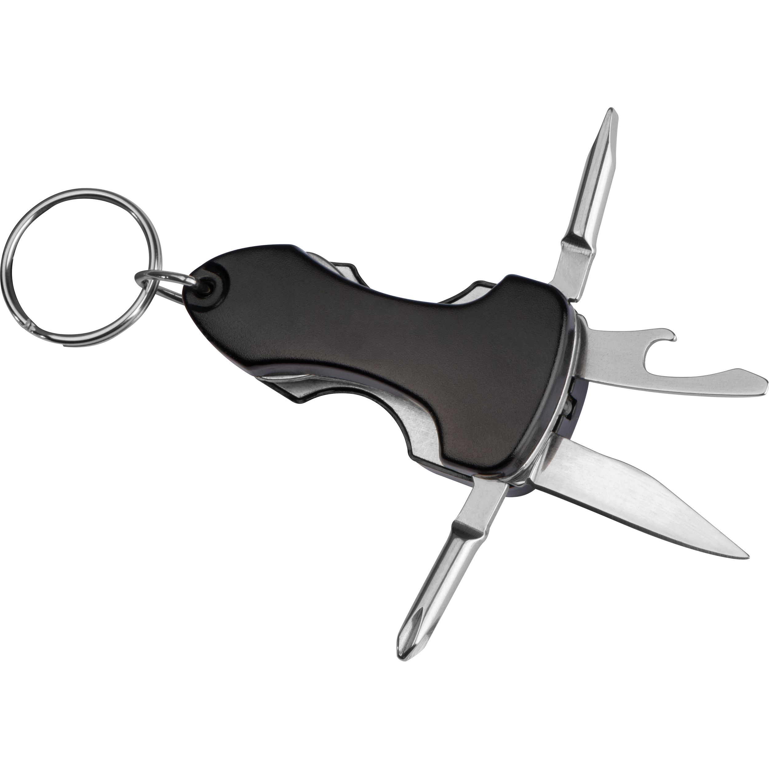 Multitool mit LED - schwarz-375