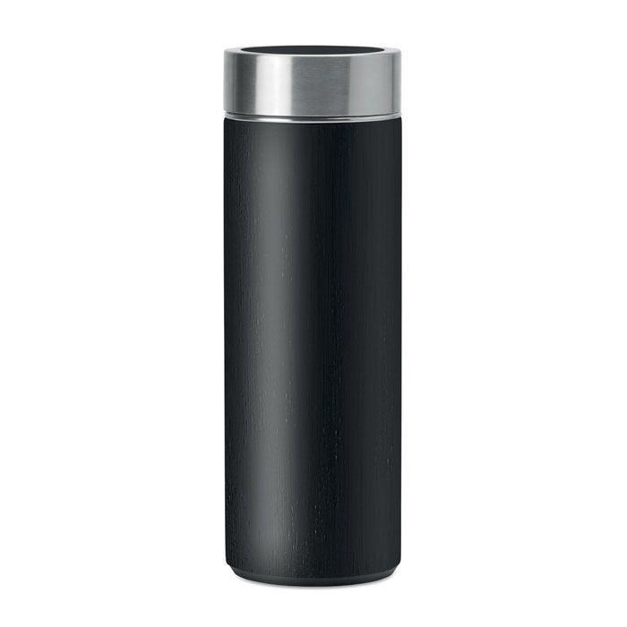 Doppelwandige Trinkflasche BATUMI - schwarz-560