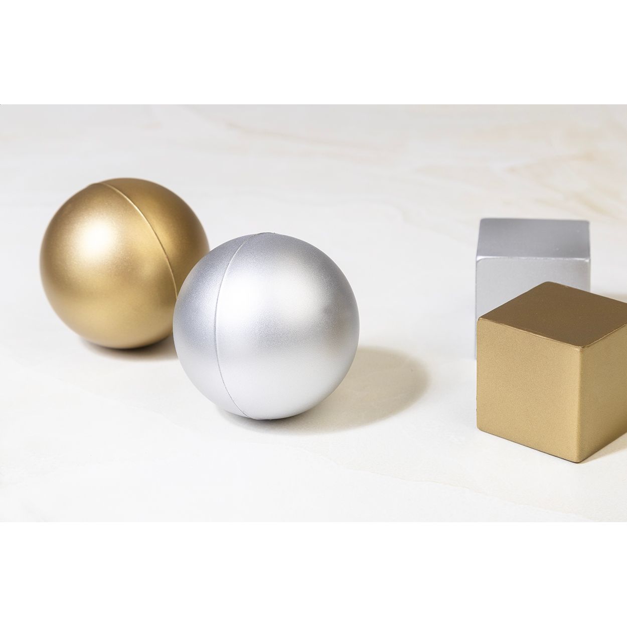 Relixa Shine Metallic Antistressball - silber-884