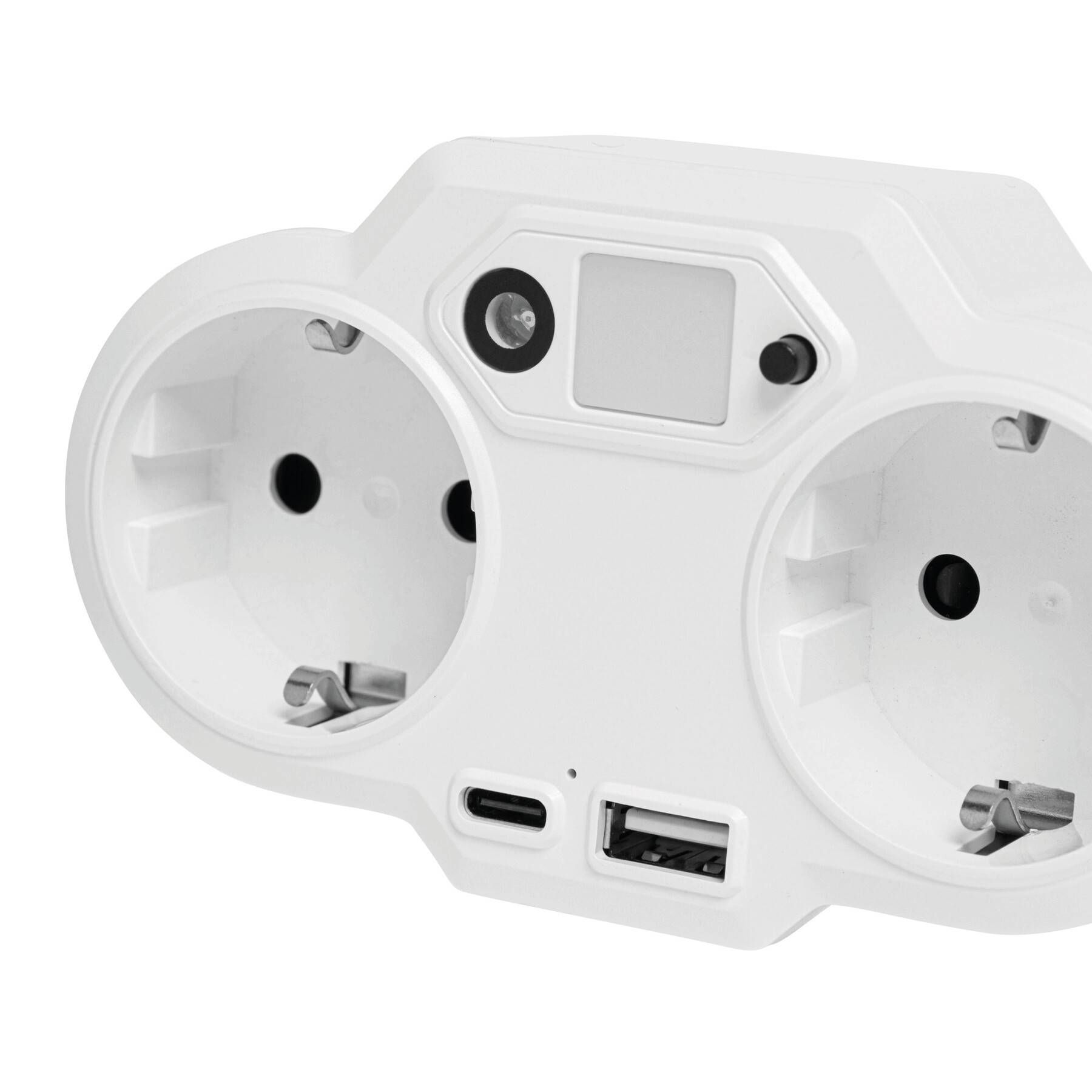 USB-Adapter-Stecker-Netzteil mit Nachtlicht ENDLESS POWER NIGHT - weiß-980