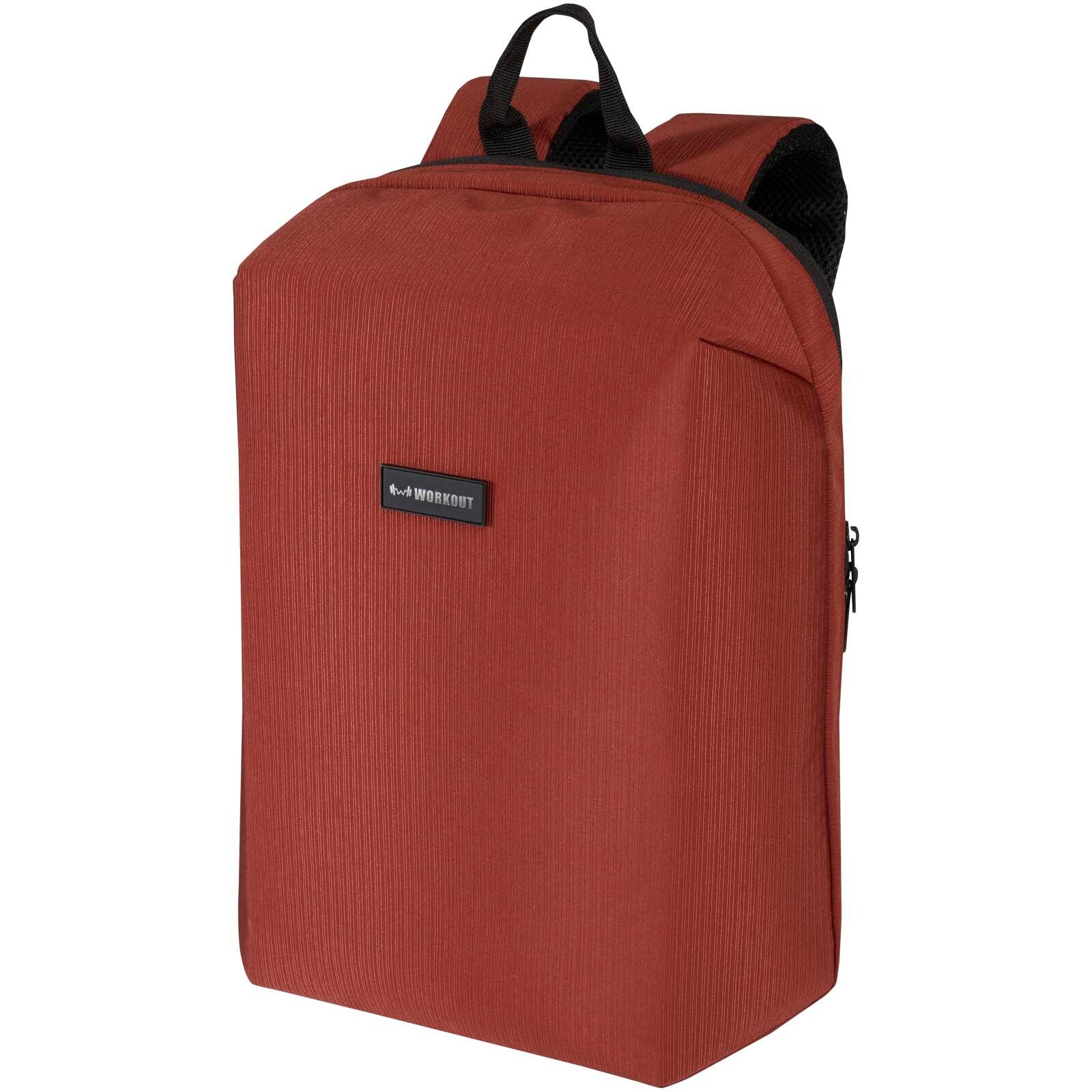 Luma 15" GRS Laptop-Rucksack aus recyceltem Material mit Diebstahlschutz 10L - ziegelstein-592