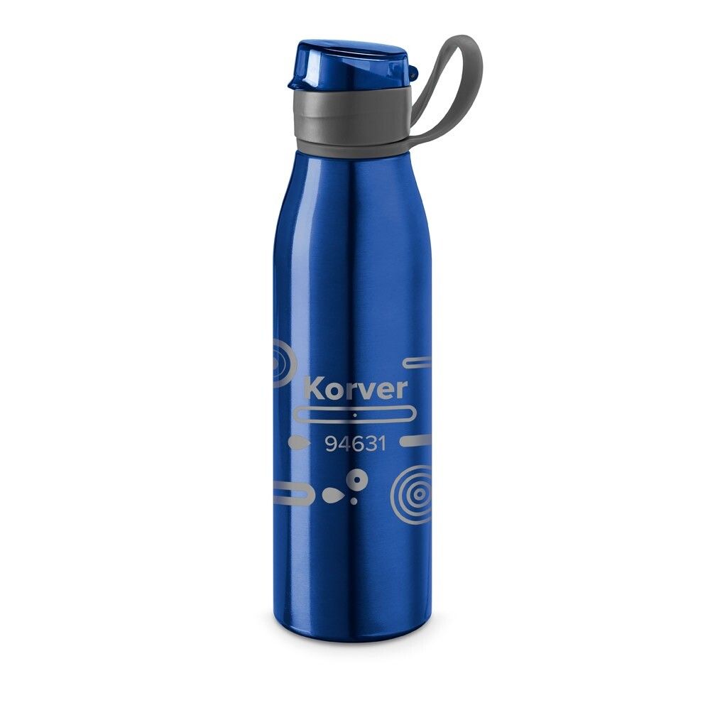 KORVER Sportflasche aus Aluminium 650 ml - weiß-991