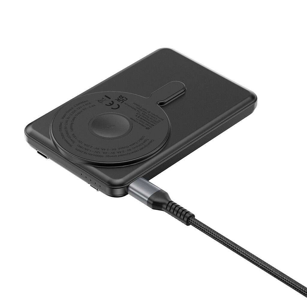 Urban Vitamin Redwood 5-in-1 5.000mAh 20W PD magn. Powerbank - schwarz-494