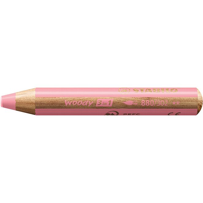 STABILO woody 3 in 1 Farbstift - pastell-pink-430