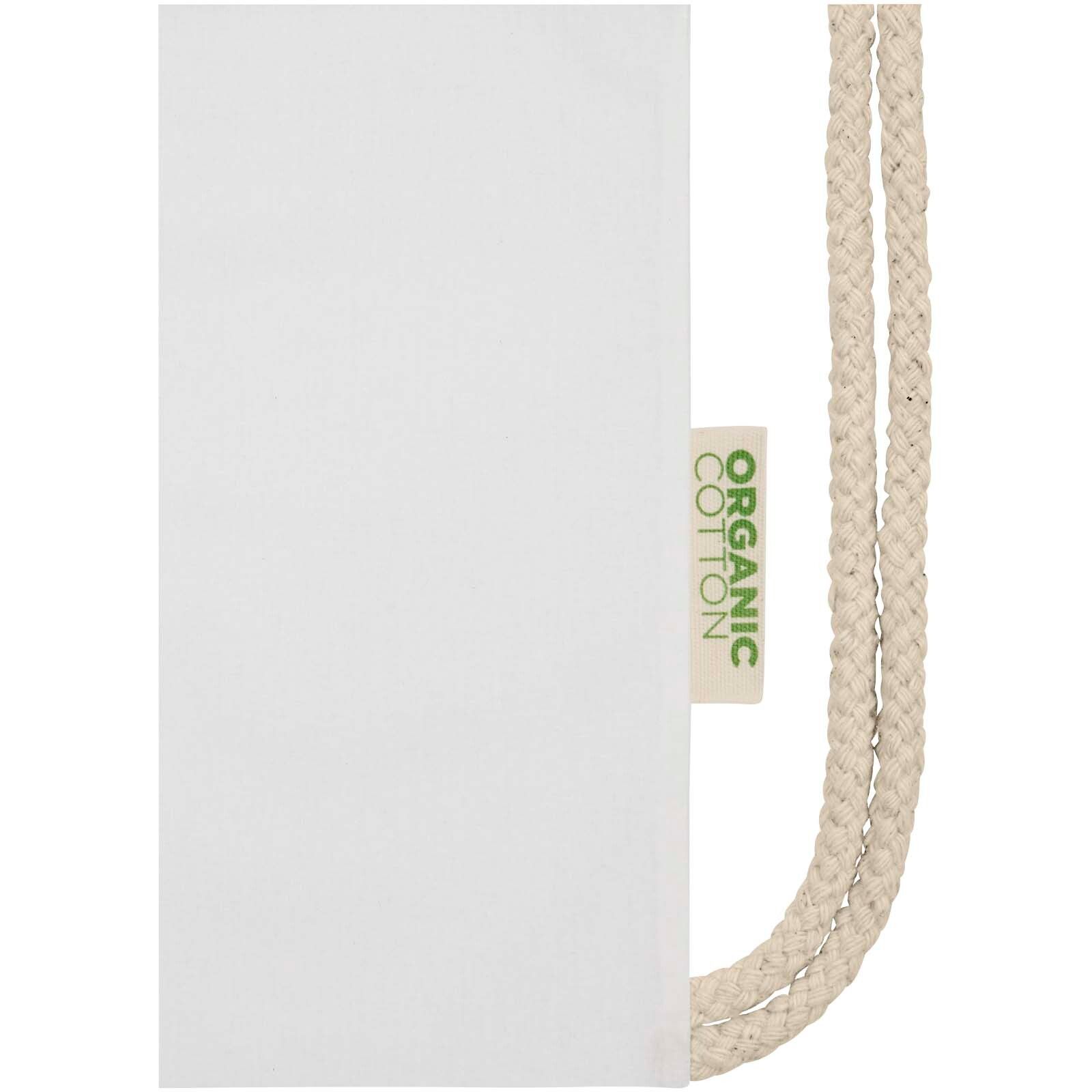 Orissa 140 g/m² Turnbeutel aus Bio-Baumwolle 5L - weiss-445