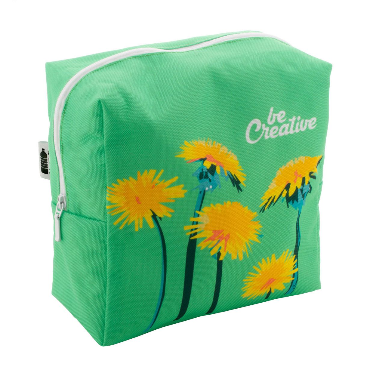 Individuelle Kosmetiktasche CreaBeauty Square L - weiß-548