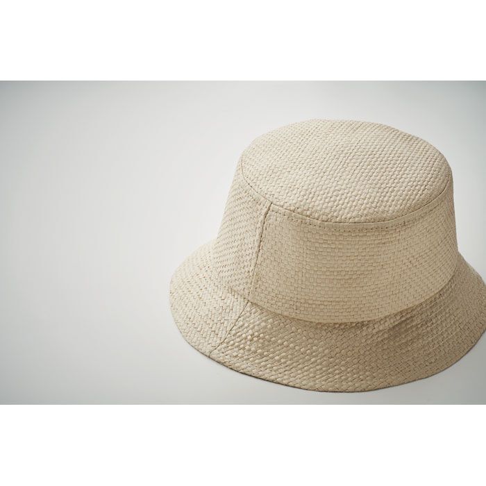 Bucket Hut Papierstroh BILGOLA+ - beige-371