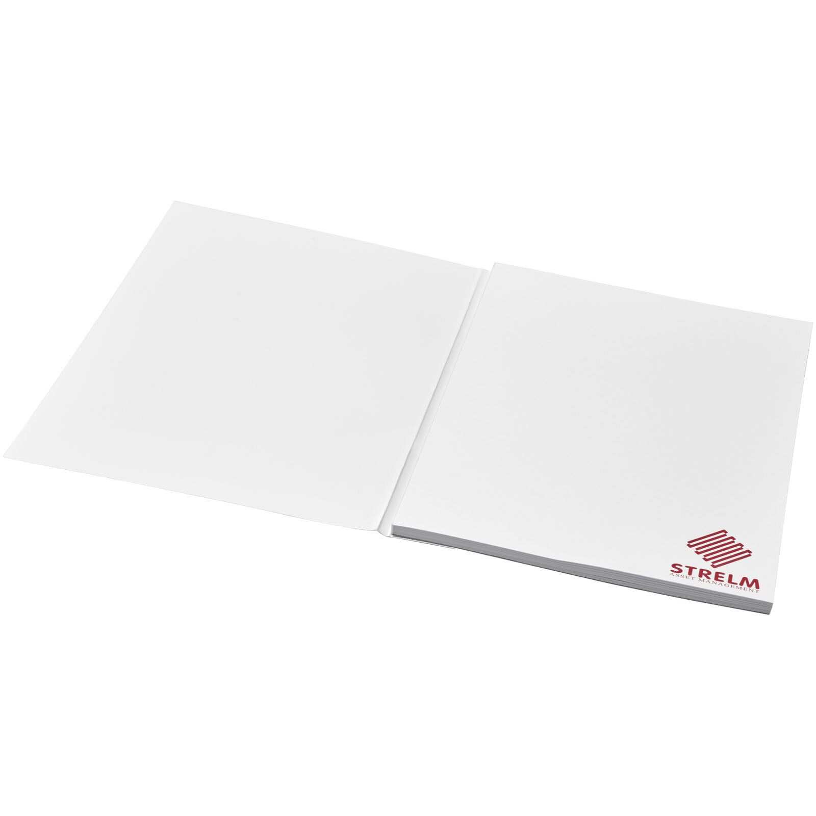 Desk-Mate A5 Notizblock, Wickelumschlag - weiss-530