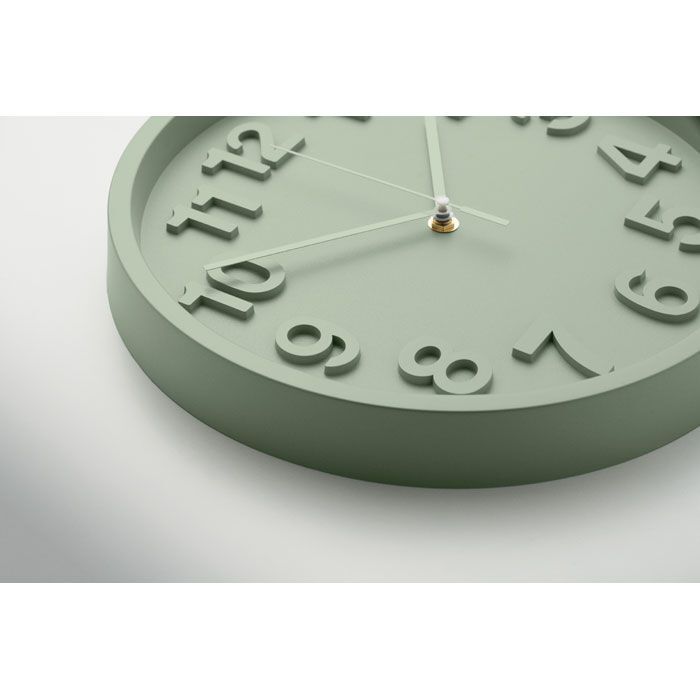 Wanduhr aus PP MURO - mintgrün-585