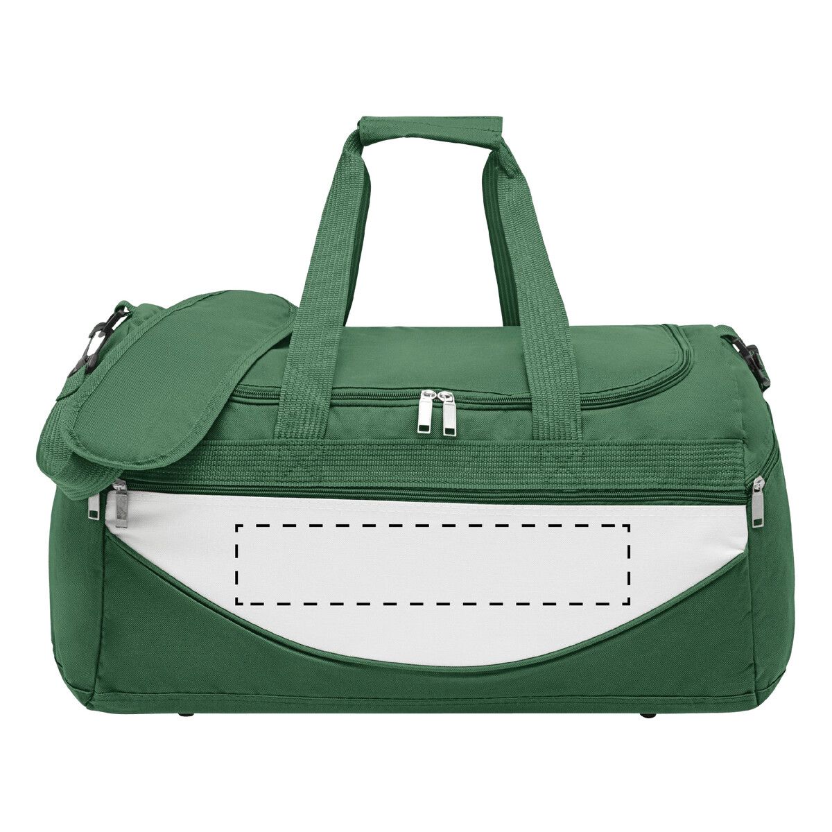 Veredelungsposition mittig auf der Vortasche