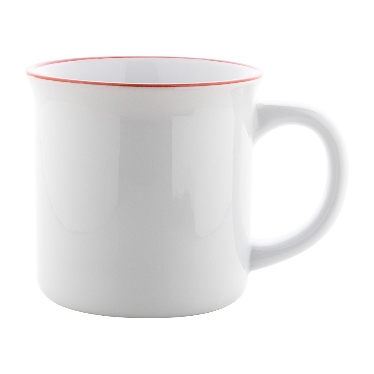 Woodstock Subo Vintage Sublimationstasse - rot - weiß-411