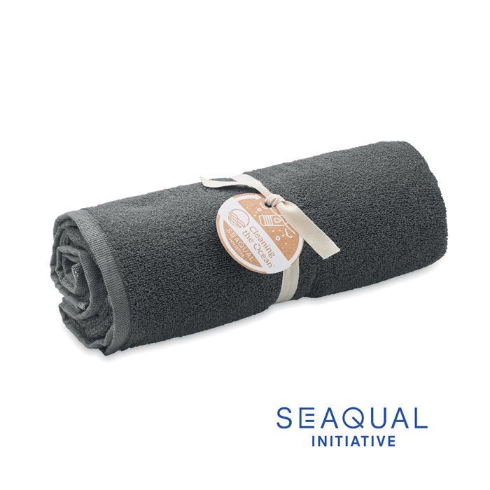 SEAQUAL® Handtuch 100x170cm WATER - grau-277