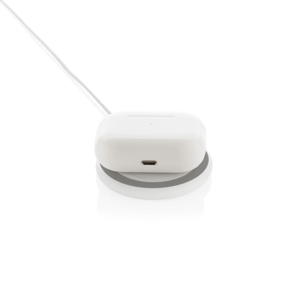 Magnapad magnetisches 3-in-1 15W Ladepad aus RCS rPlastik - weiß-449