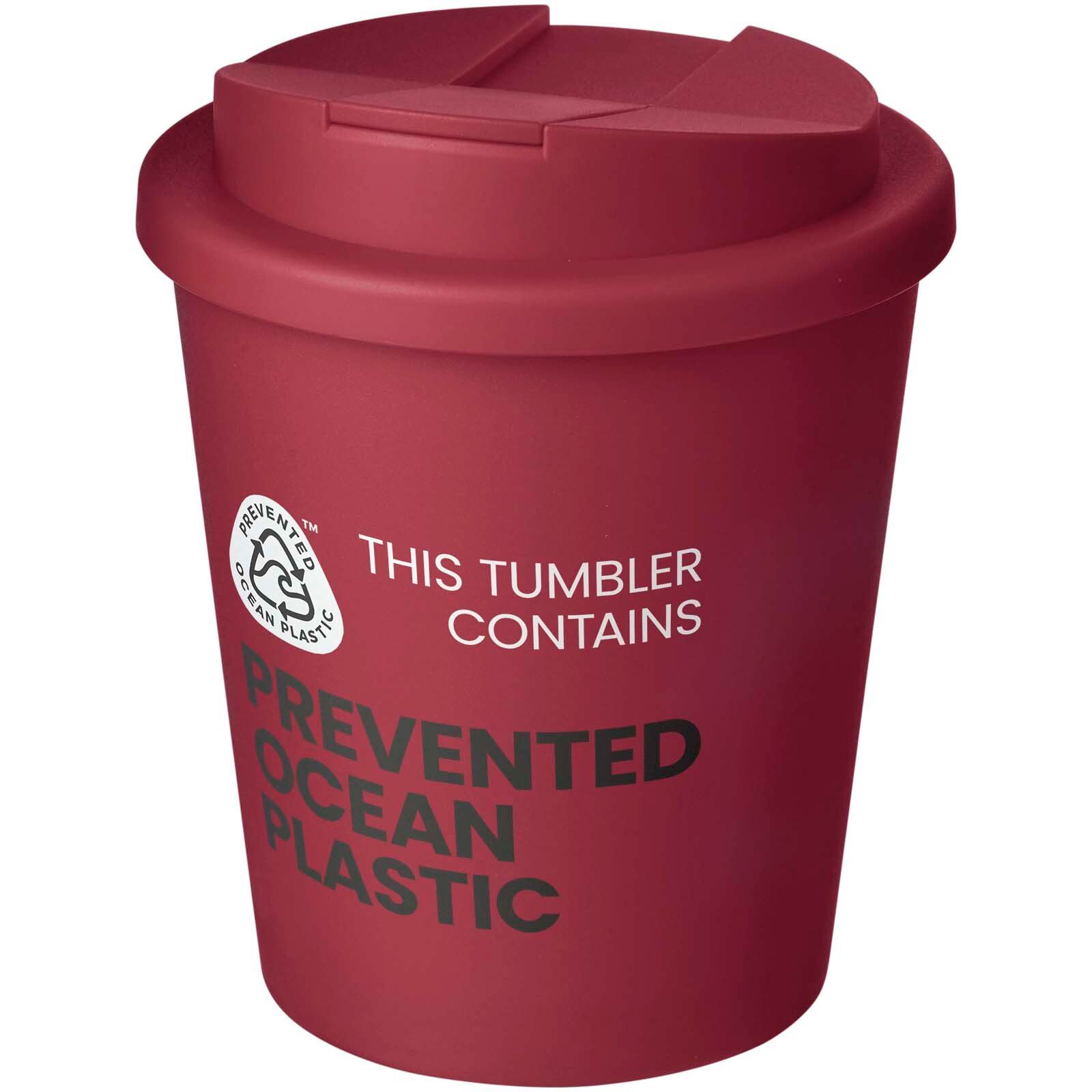 Americano Espresso POP 250 ml Becher mit auslaufsicherem Deckel - bordeaux-515
