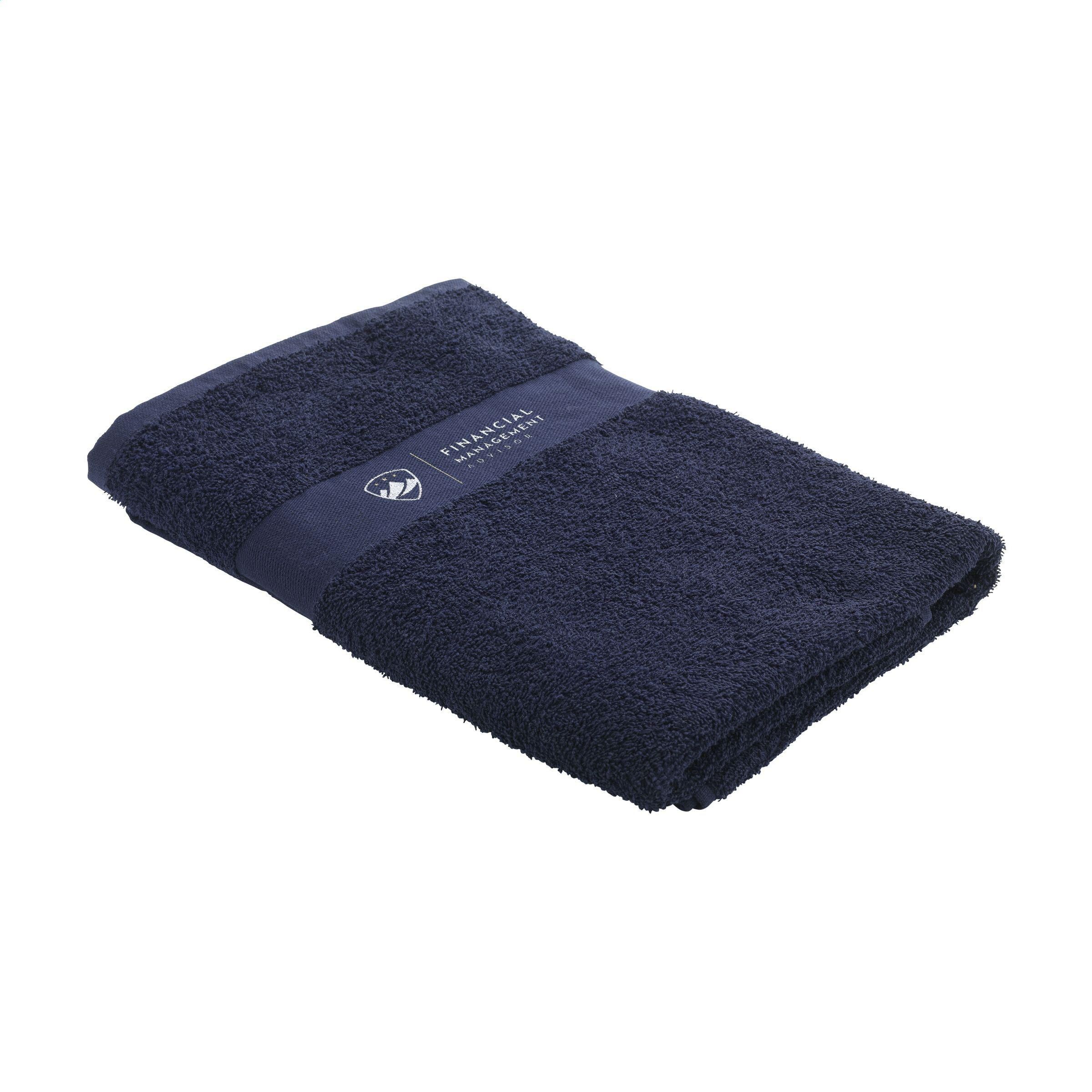 Wooosh Bath Towel GRS Recycle Cotton Mix 140 x 70 cm - marineblau-88