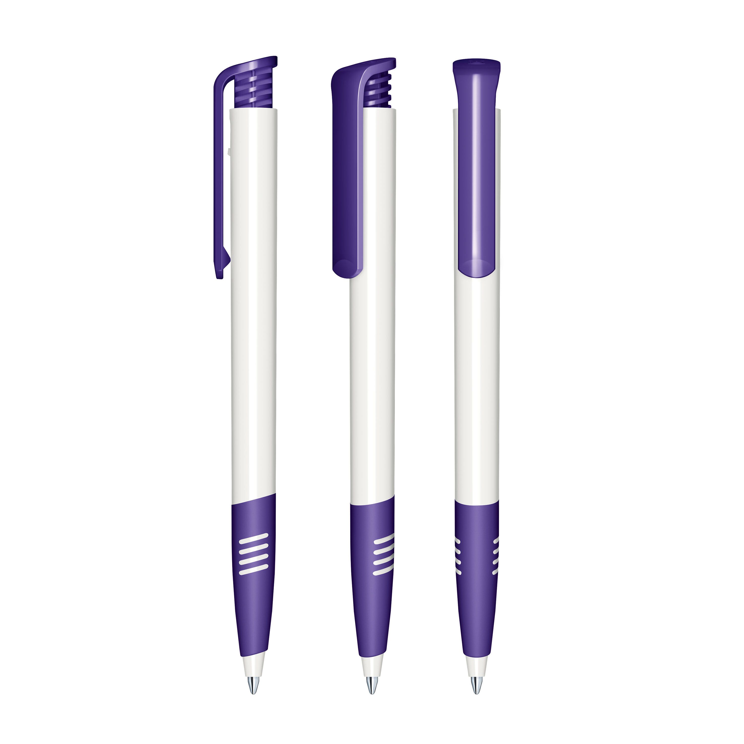 Super Hit Polished Basic SG Druckkugelschreiber - weiß - lila-156