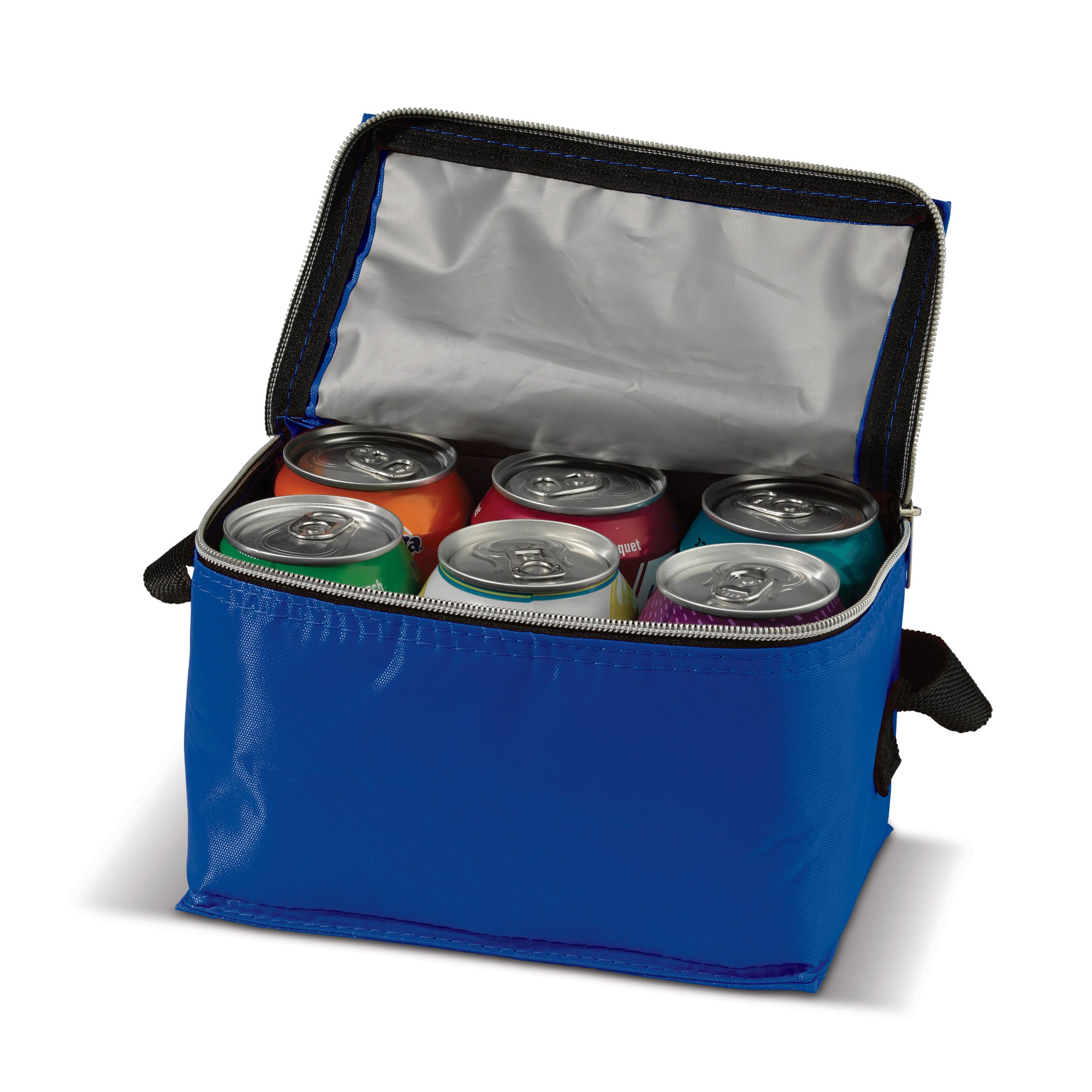 Kühltasche für 6 Dosen 20 x 12.5 x 13 cm - blau-235
