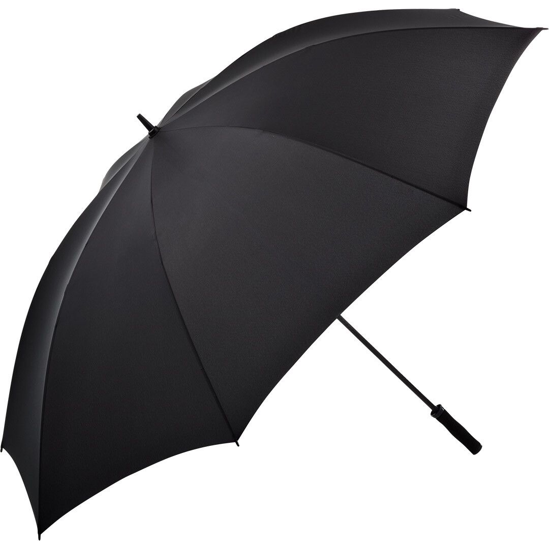 3XL Fiberglas-Golf-/Gästeschirm FARE® Doorman Ø180 cm - schwarz-296