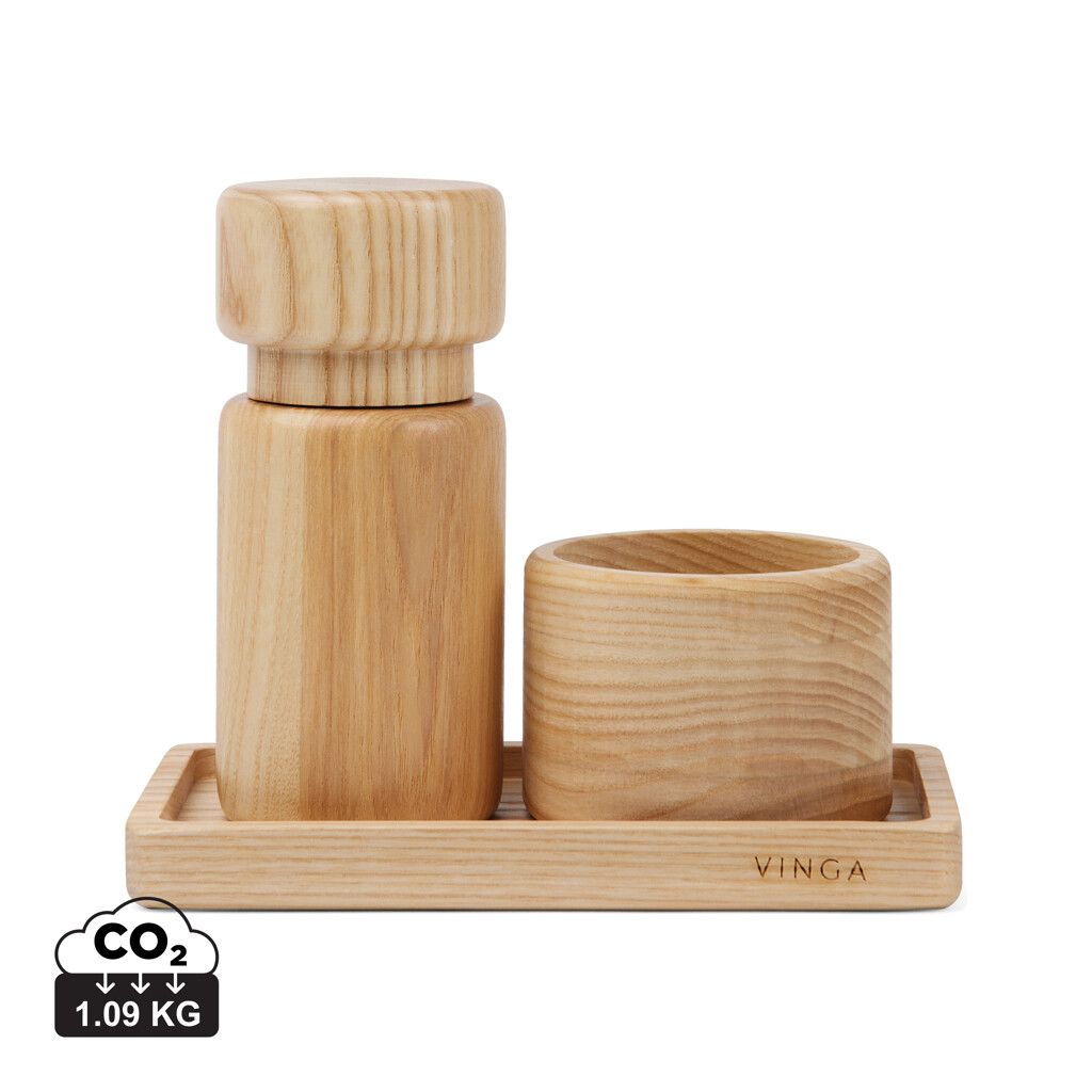 VINGA Retro Salz & Pfeffer Set - braun-470