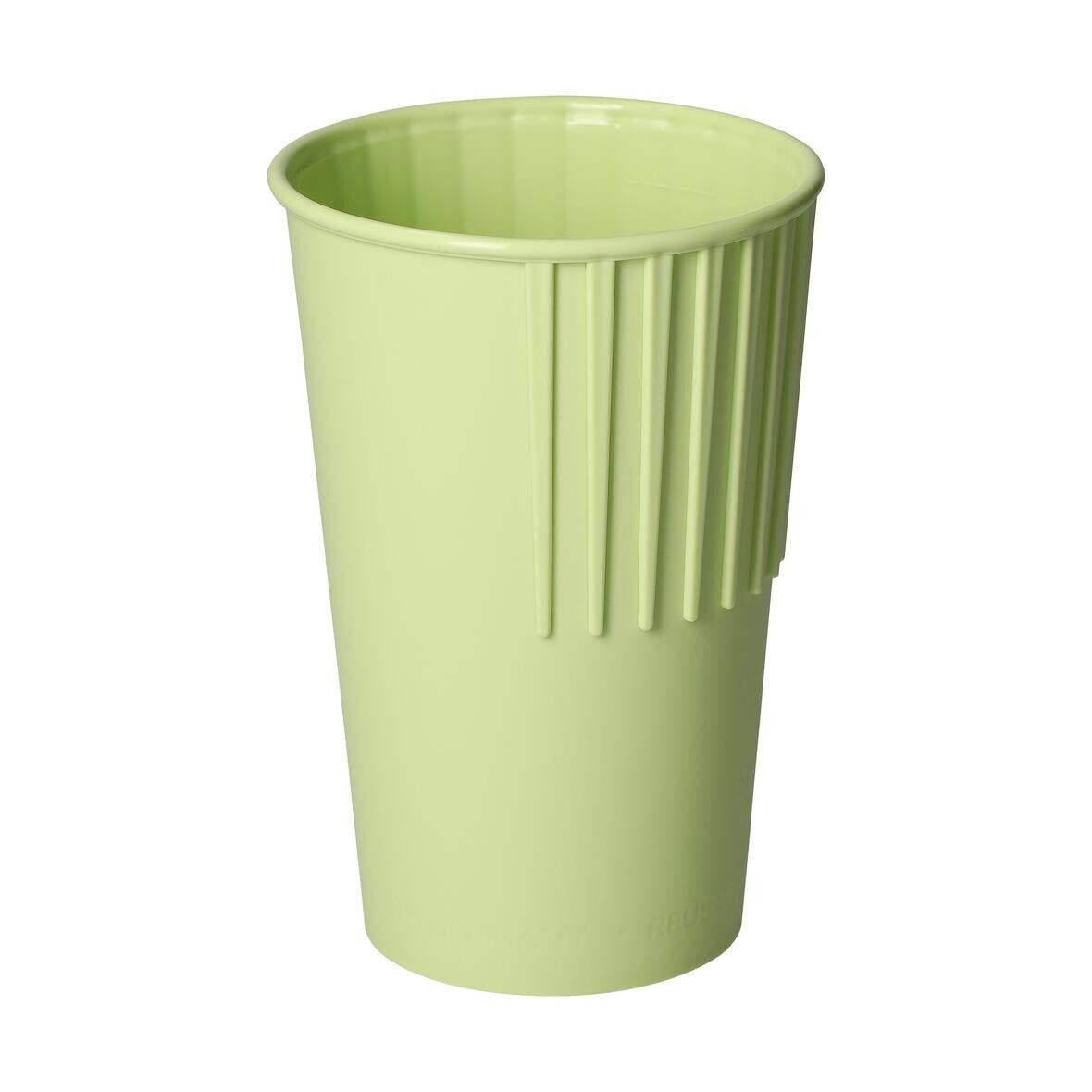 Riffel-Becher ToGo, 300 ml - geselliges grün-61