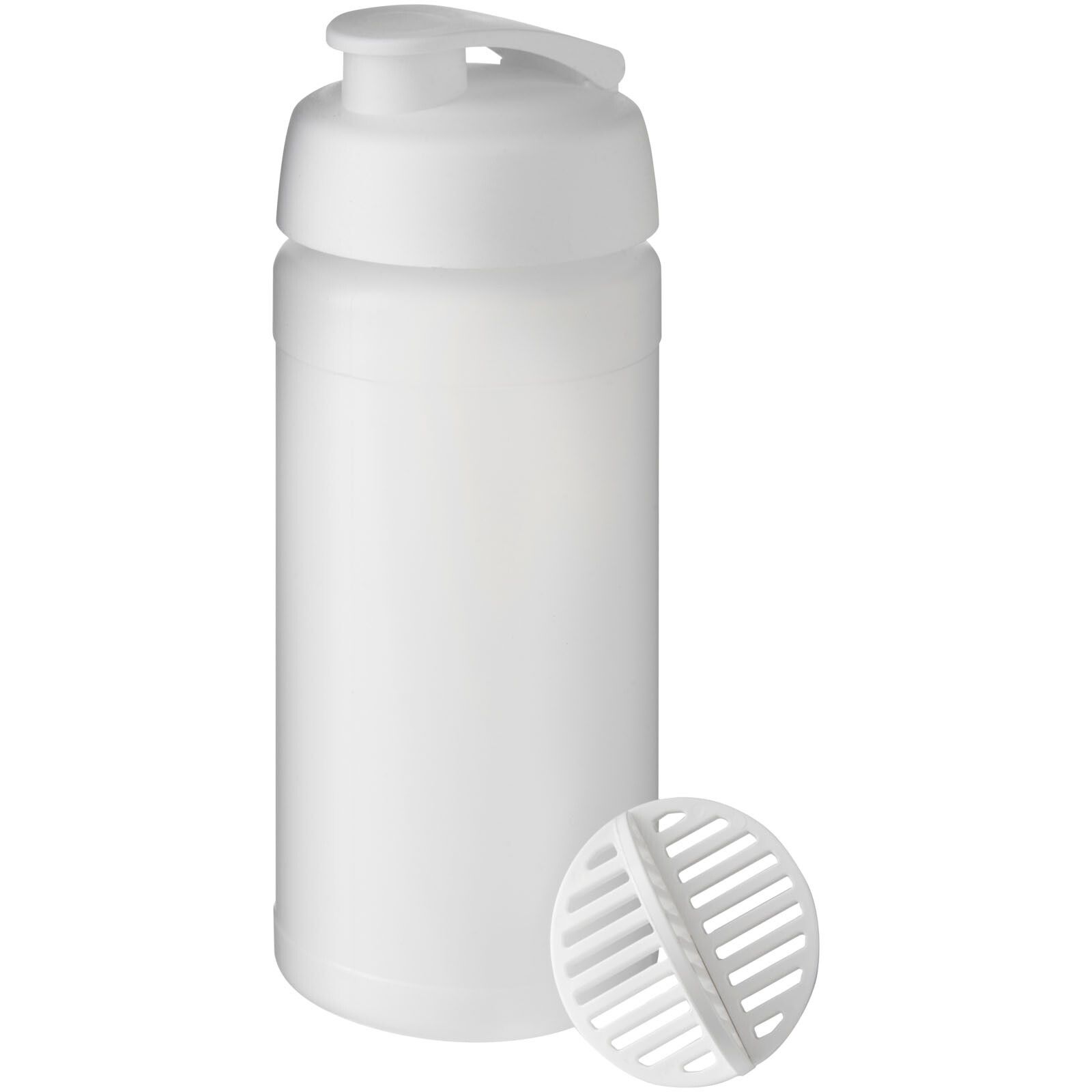 Baseline Plus 500 ml Shakerflasche - weiss -  klar mattiert-550