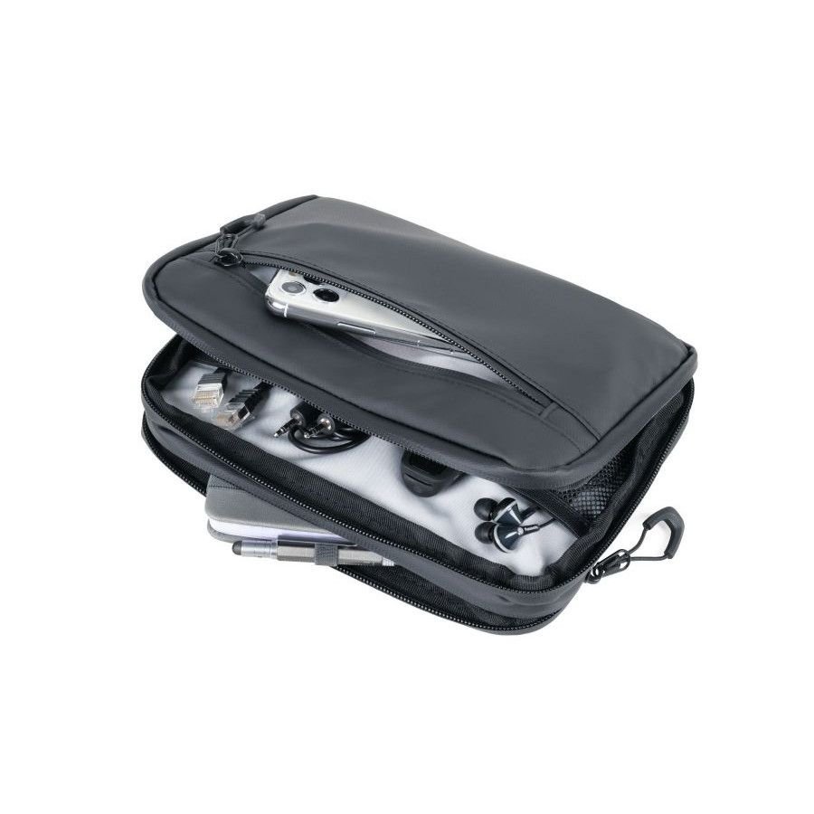 Troika Kabeltasche Troika BLACK TECH POUCH 2 - schwarz-600